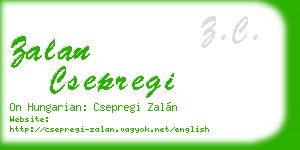 zalan csepregi business card